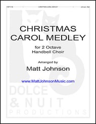 Christmas Carol Medley - REPRODUCIBLE  Handbell sheet music cover Thumbnail